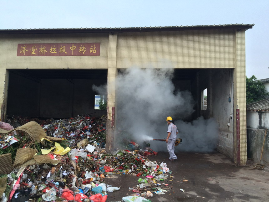 雙水創(chuàng)國(guó)家衛(wèi)生鎮(zhèn)除四害消毒施工